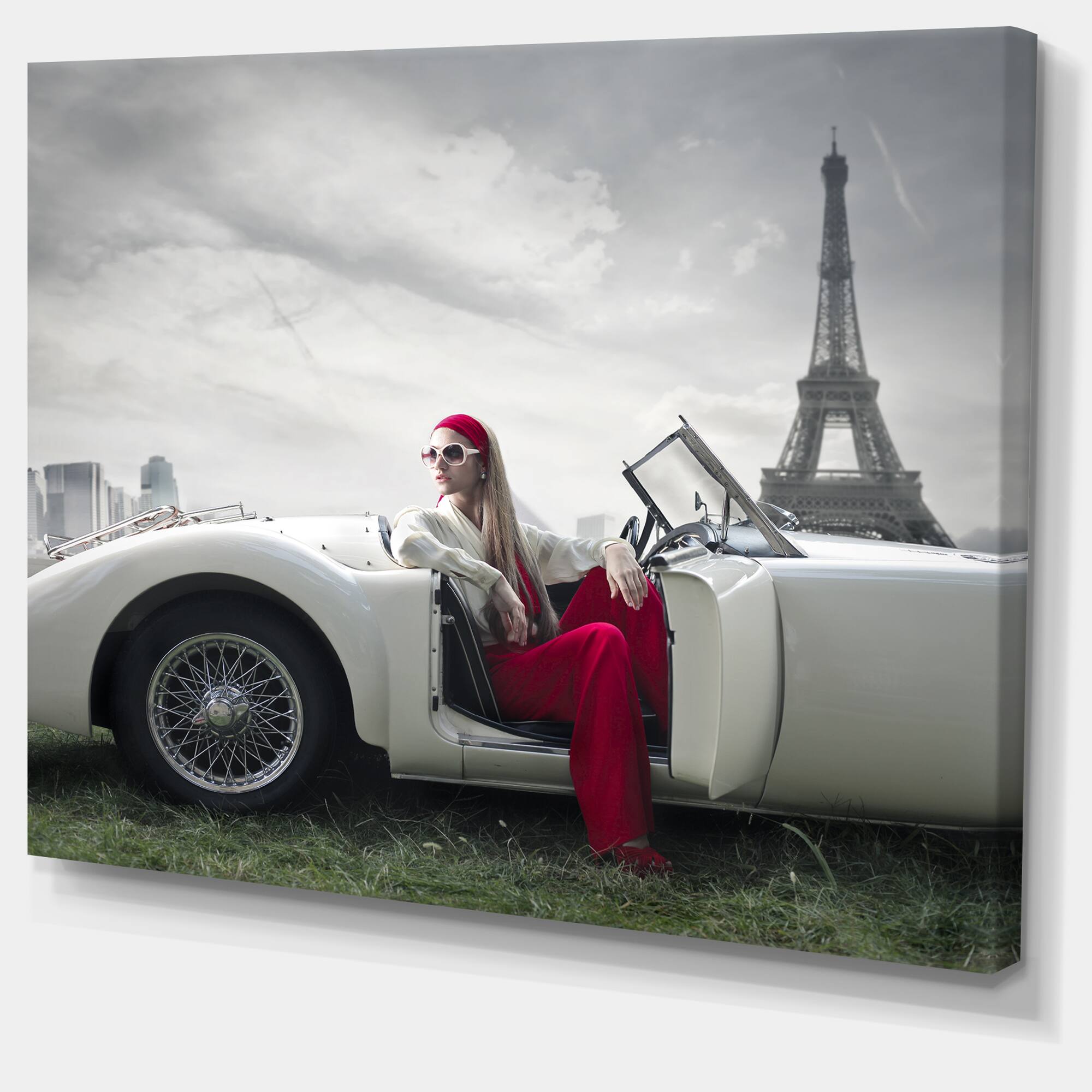 Designart - Fashion Woman in Car